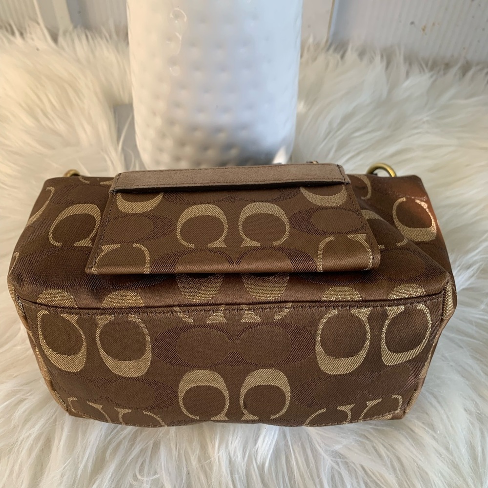 Vintage LMT EDITION Coach Signature Mini  Shoulder Bag & Keychain Card Holder - Picture 5 of 15